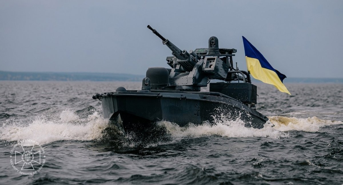 The new-generation Sea Baby drone with Tavria turret / Photo credit: SSU
