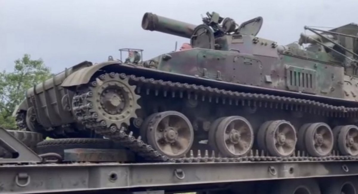 The 2S4 Tyulpan 240 mm self-propelled heavy mortar, which was transferred from units of the Wagner Group to russian army in July 2023 / screenshot from video
