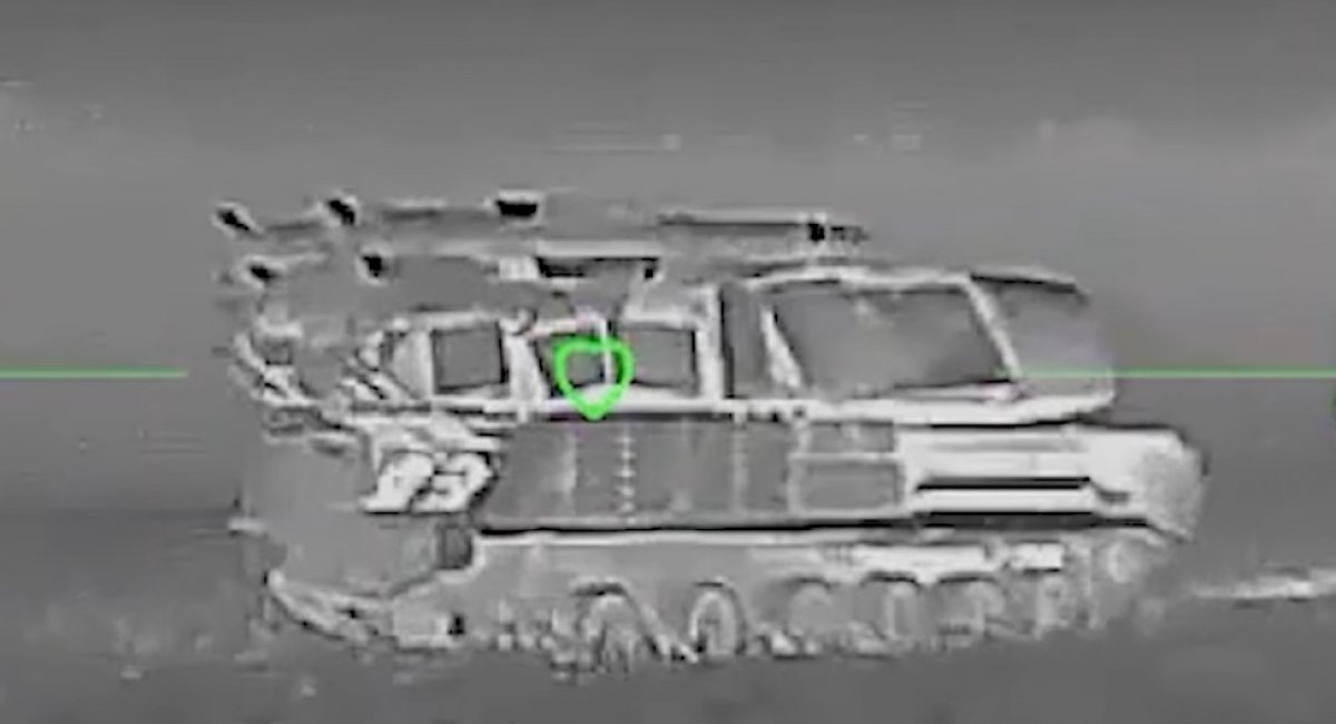 russian Buk-M1 air defense system / screenshot from video 