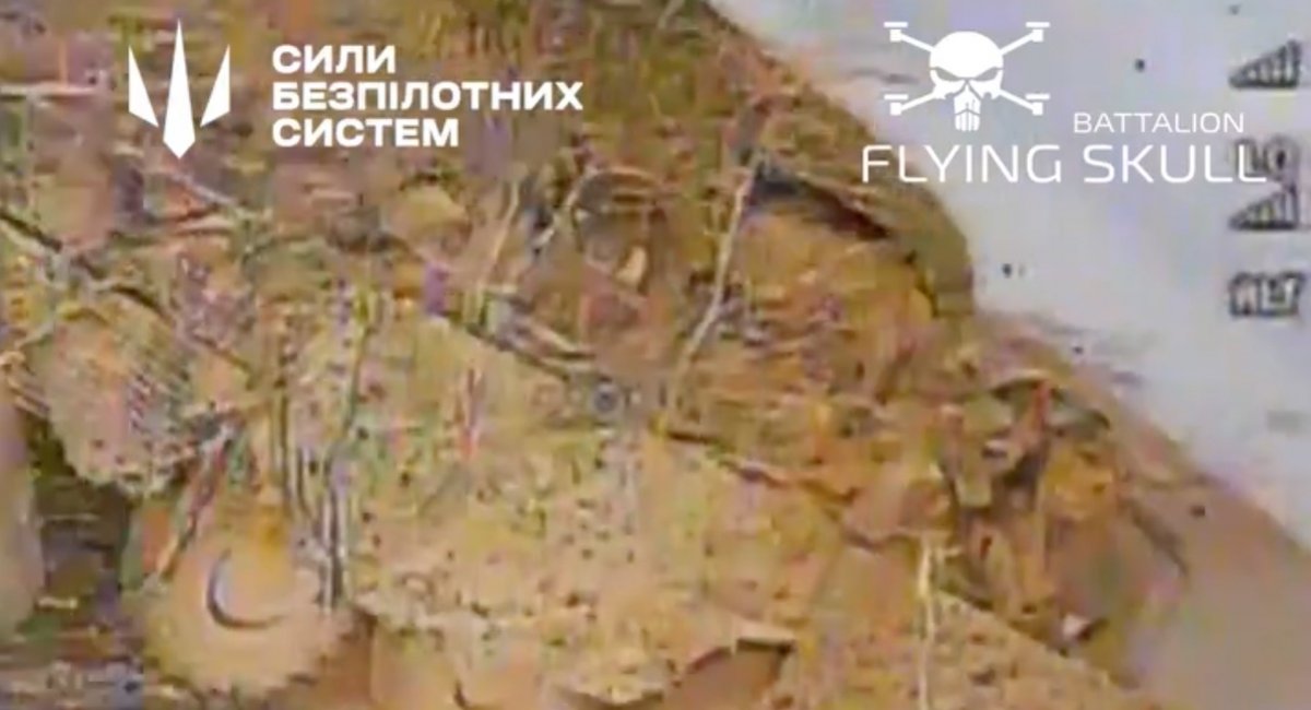 The destruction of critical russian heavy equipment underscores tactical superiority of modern drone warfare / screenshot from video 