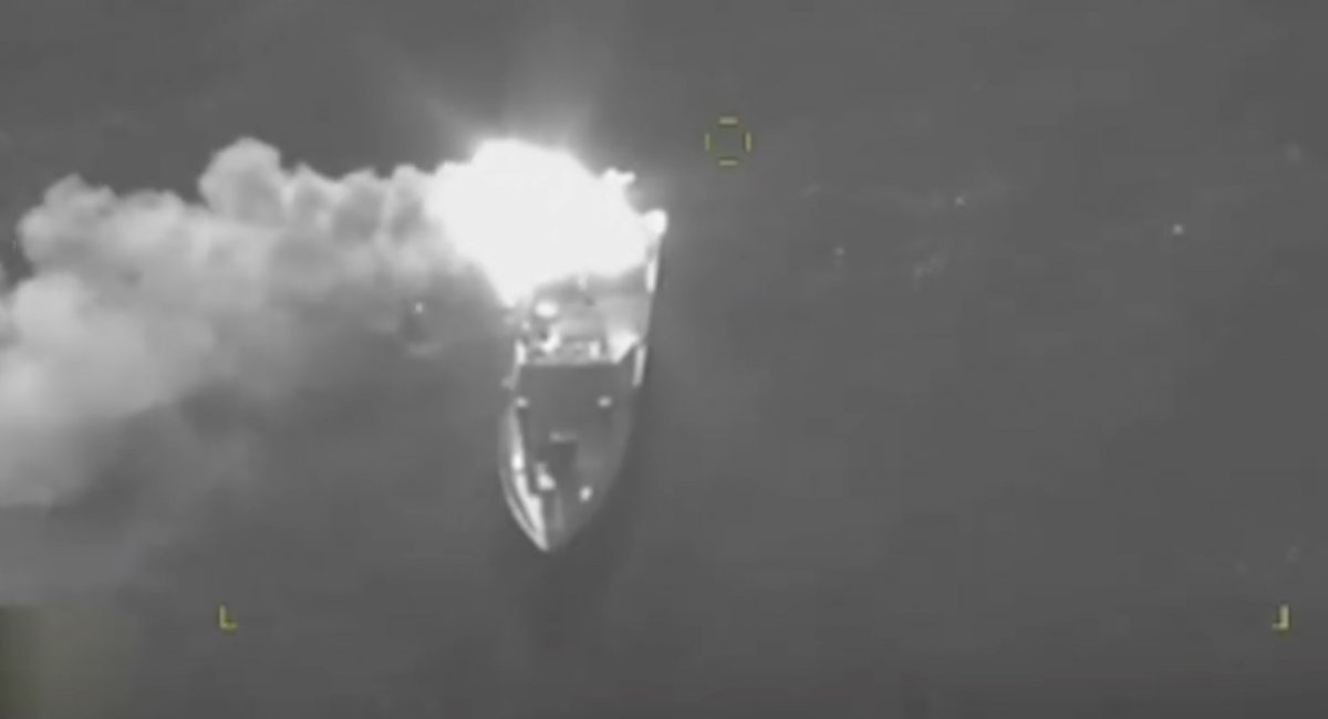 Ukraine shows the renewed combat use of its well-known Bayraktar TB2 drone / screenshot from video 