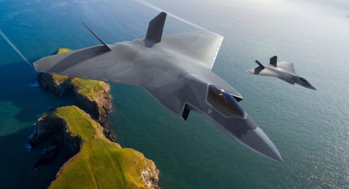 Render of the sixth-generation Tempest fighter under the GCAP programme / Open source photo