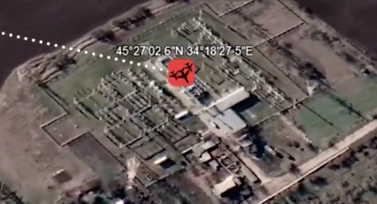 Operators of Ukraine's Raid 413th Regiment targeted four electrical substations in Crimea / screenshot from video 