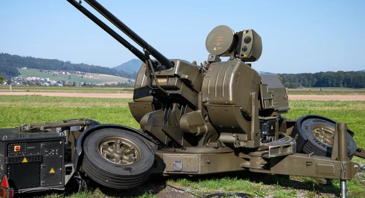 The Oerlikon 35 mm twin cannon / Photo credit: Rheinmetall
