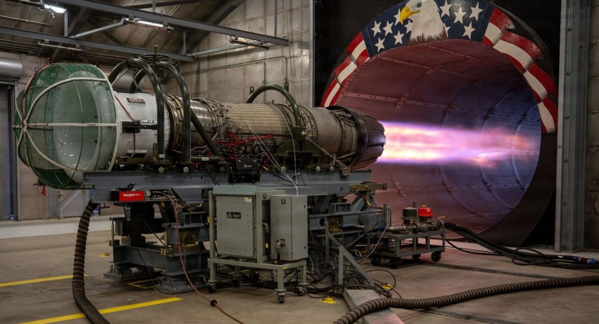  Engine testing for F-16 / Photo credit: U.S. Department of War