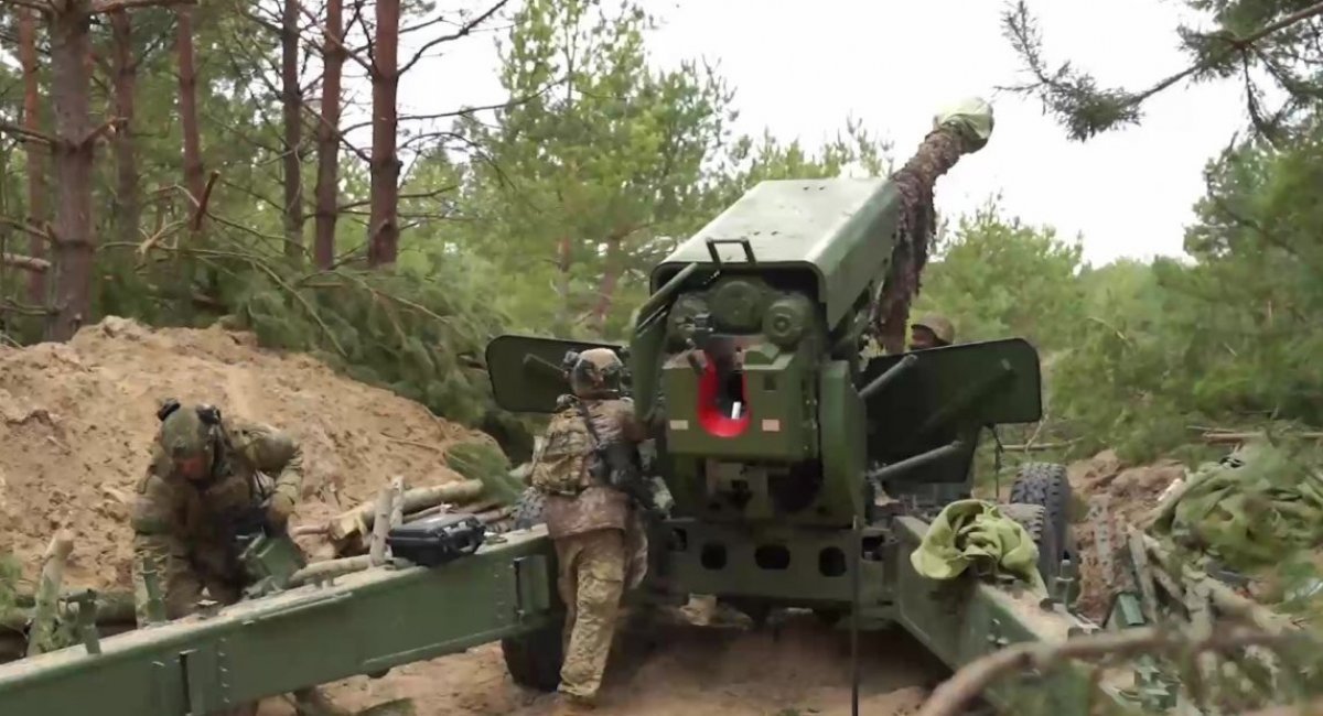 2H22 Bohdana-BG 155mm towed howitzer / Screenshot credit: Ukrainian Land Forces