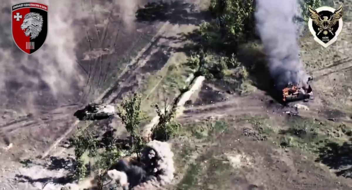 Ukrainian Defenders Release Video Showing Simultaneous Destruction of Ten russian Military Vehicles