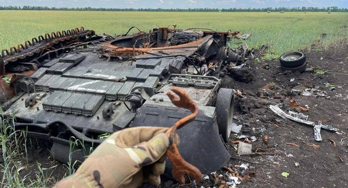 Destroyed russia's tank / Photo credit: General Staff of Ukaine