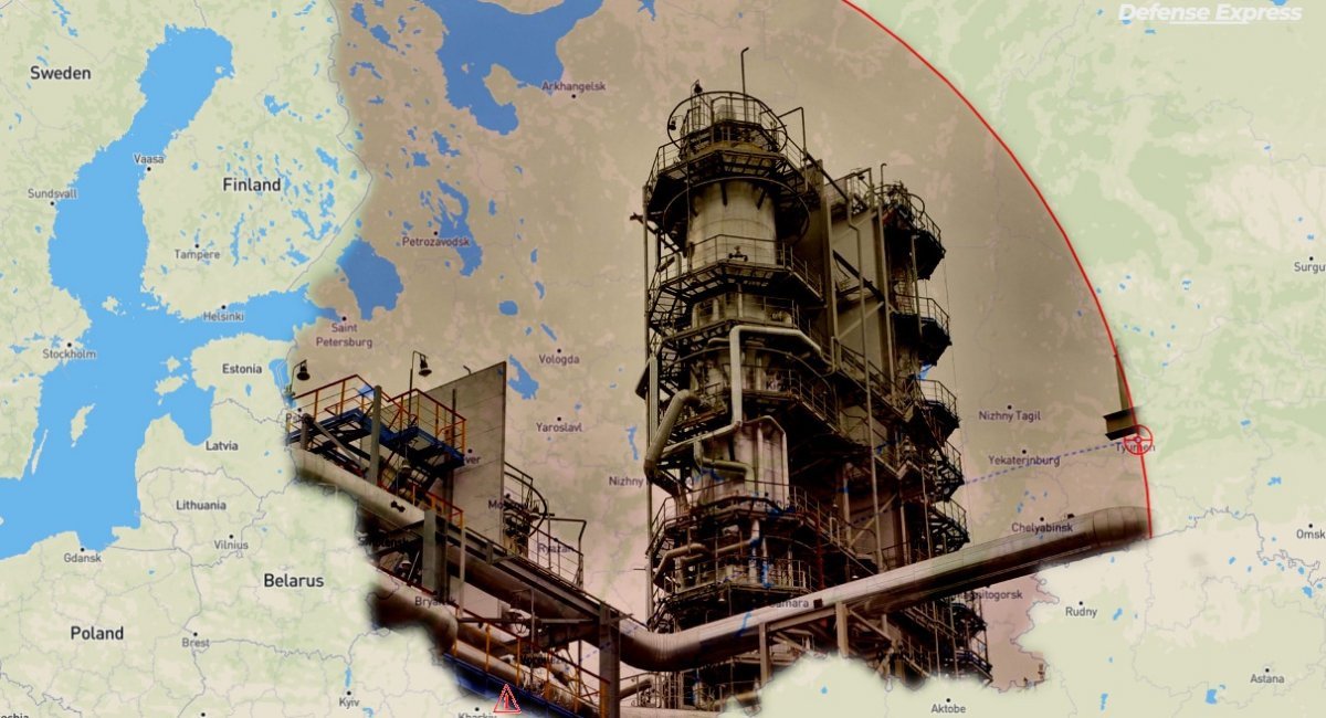 Ukrainian Long-Range Drones Strike Tyumen Oil Refinery Over 2,000 km Away — A New Record in Deep Penetration
