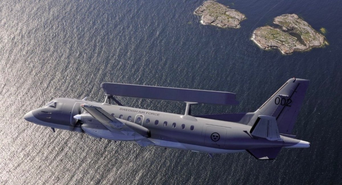 The ASC 890 airborne surveillance and control aircraft / Photo credit: The Swedish Armed Forces and Måns Thuresson
