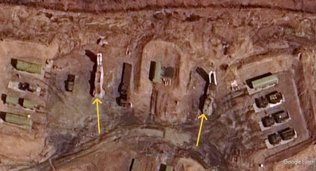 russian S-300 and S-400 mock-ups were noticed in the Far East / Photo credit: x.com/AS_22im
