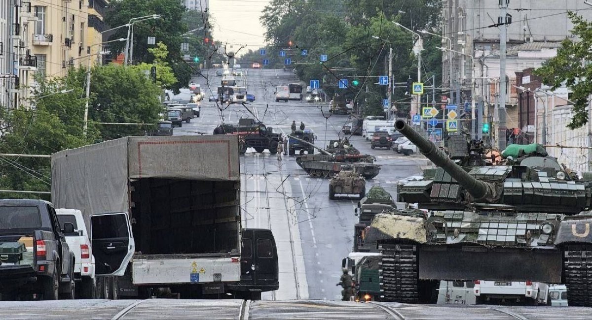 Military equipment of the Wagner Group forces in Rostov, June 24, 2023 / Open source photo