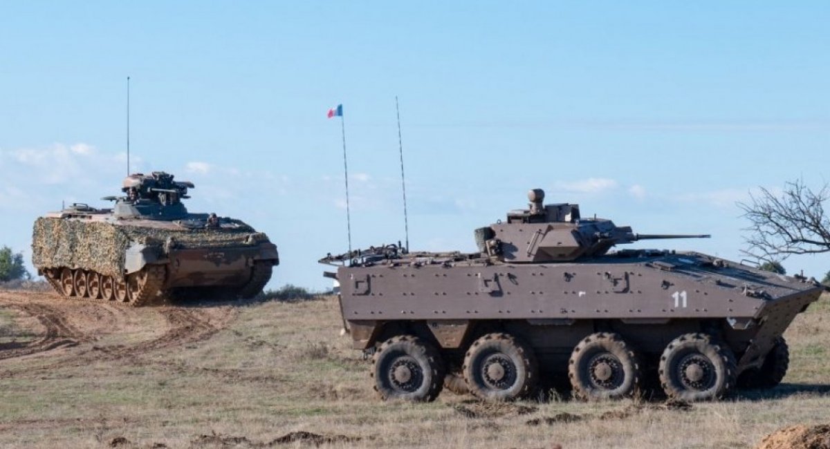 Bundeswehr Marder IFV and French Armed Forces VBCI / Photo credit: Armée de Terre