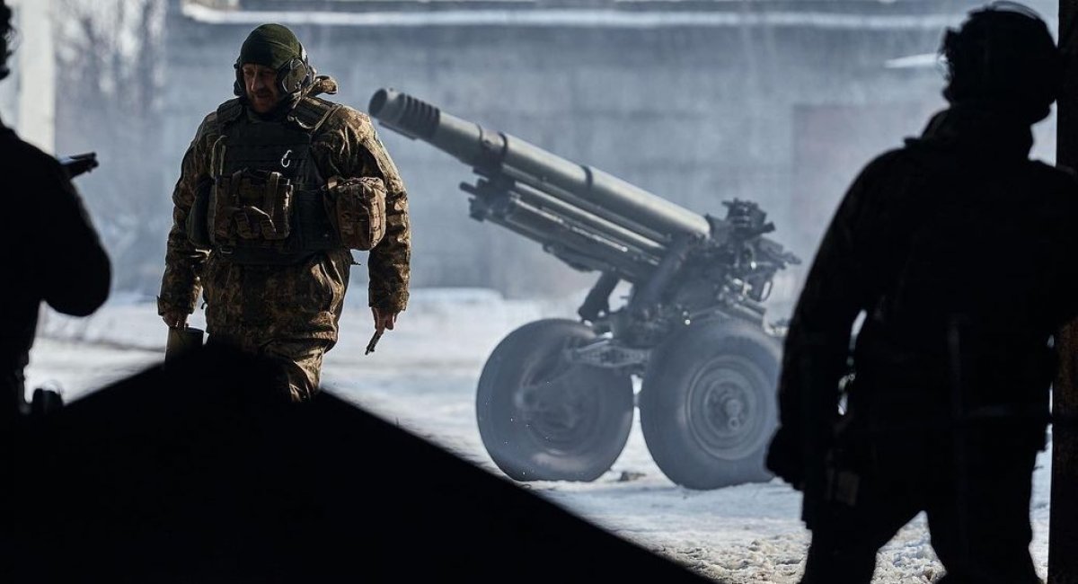 OTO Melara 105mm Howitzer - Photo from President Volodymyr Zelensky Twitter