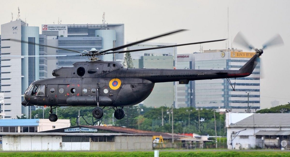 Ecuador Air Force Mi-17 helicopter, April 2015 / Credits: Aviación Guayaquil