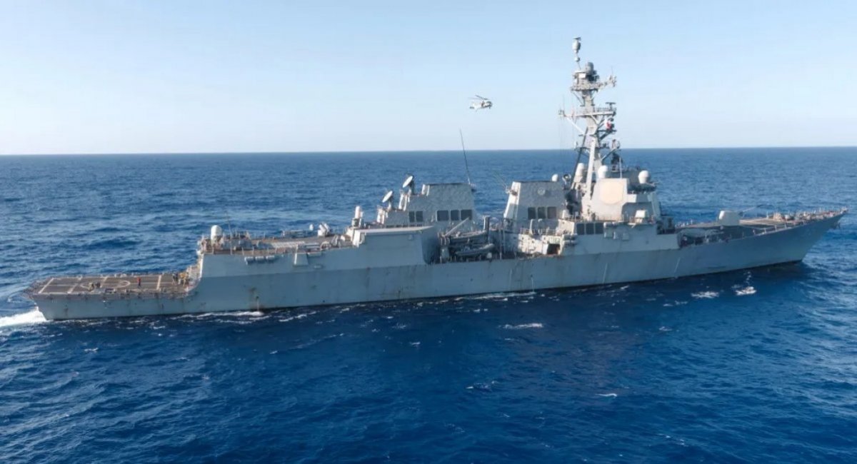 USS Bainbridge destroyer with Coyote Block 2 launcher  / Photo credit: U.S. Navy