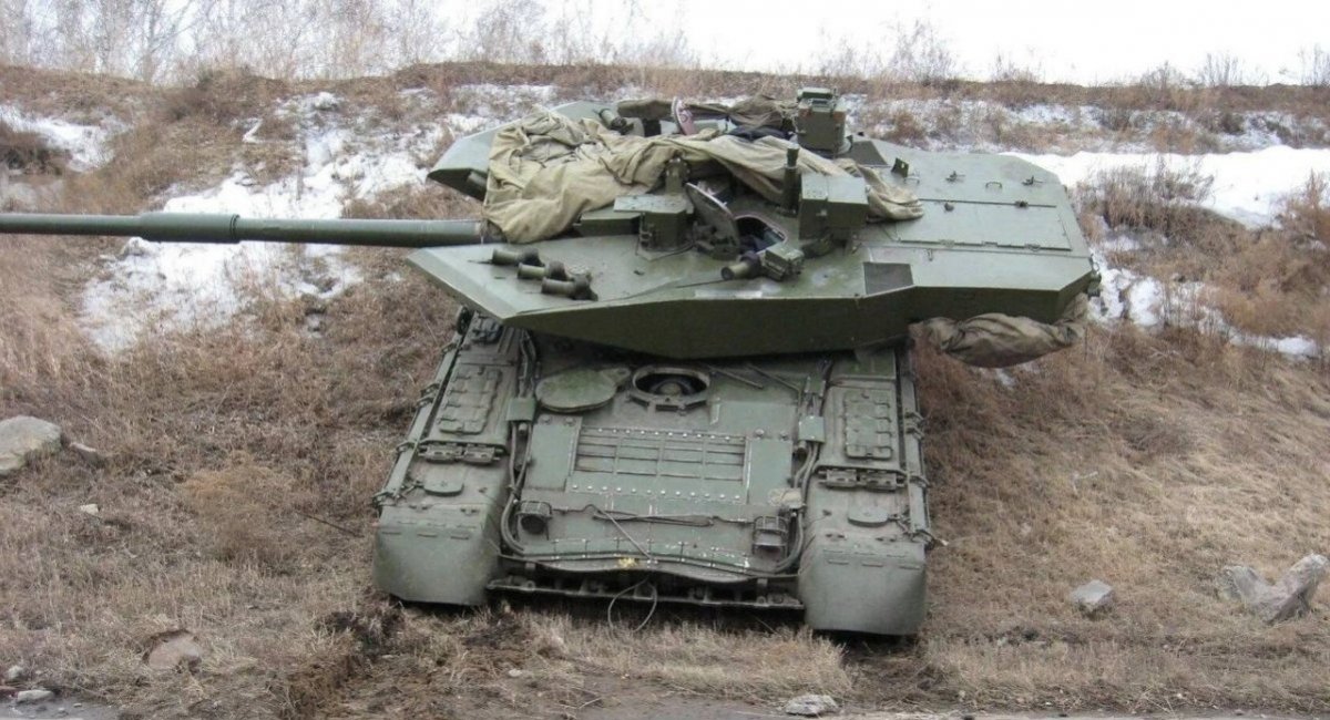 Modified T-80 tank under the Burlak project during testing / Open source photo