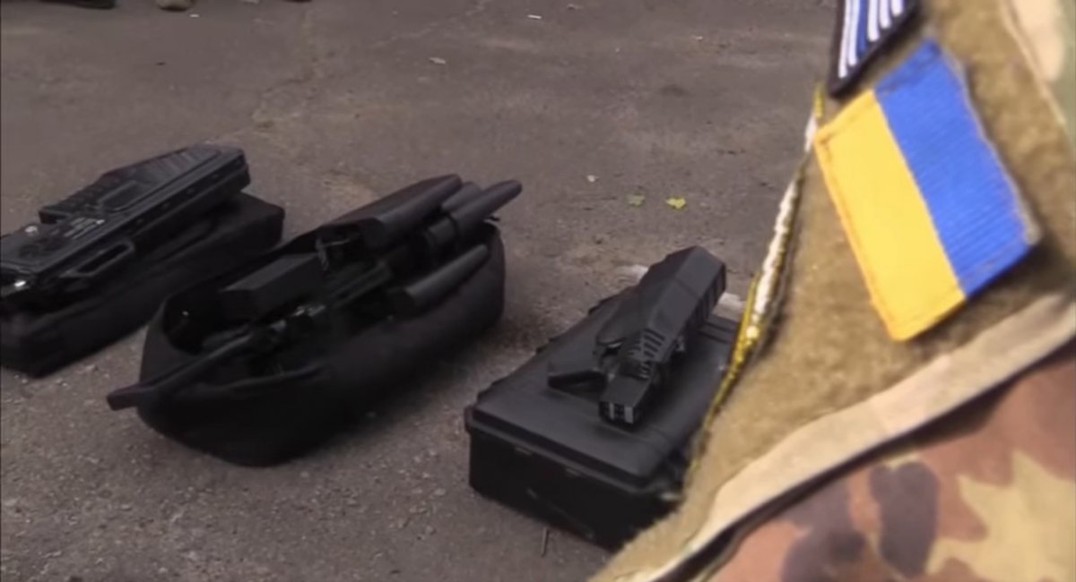 Arsenal of Ukrainian anti-drone units / Screenshot credit: Ukrainian Military TV