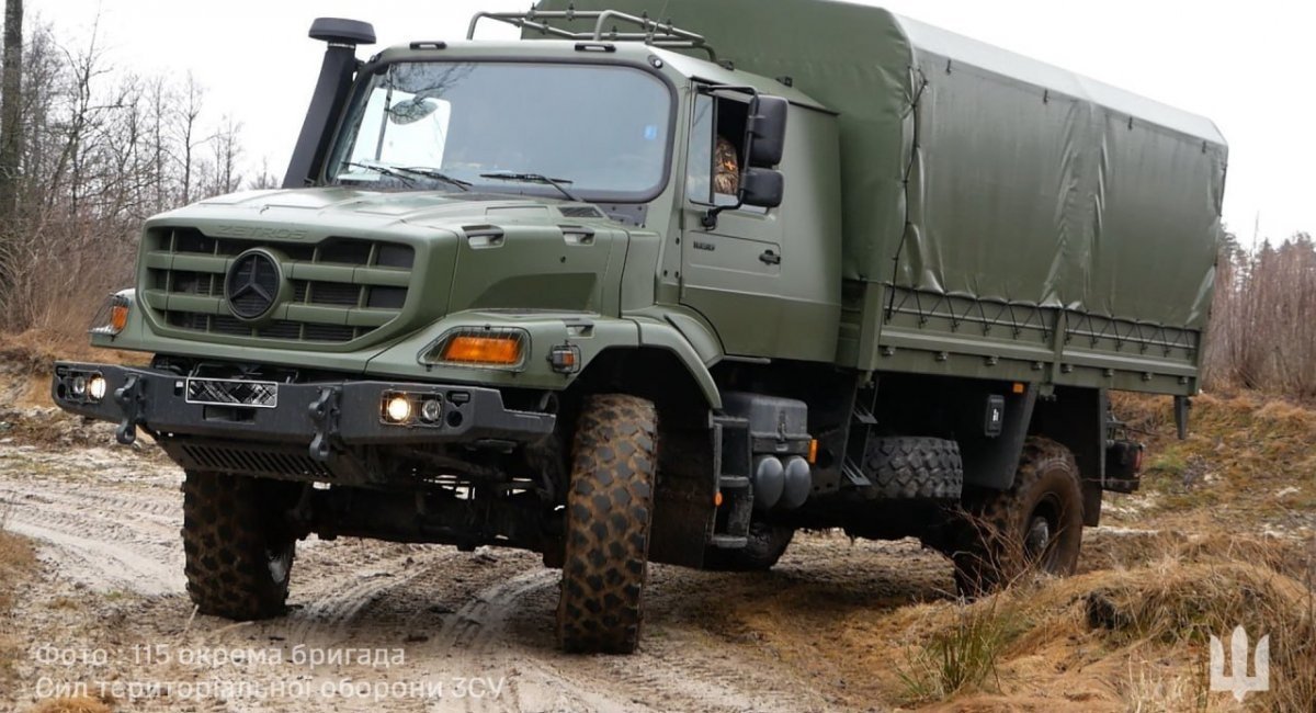 Zetros truck in service with the 115th Territorial Defense Brigade