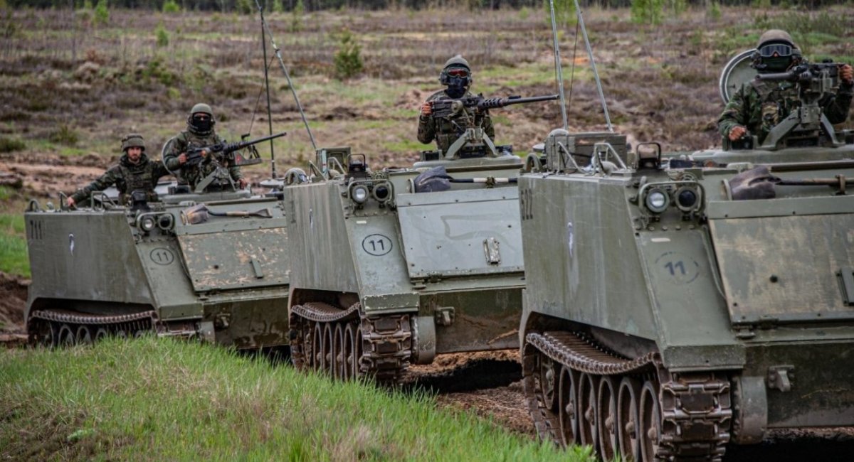 Spanish M113 armored personnel carriers, May 2022 / open source 