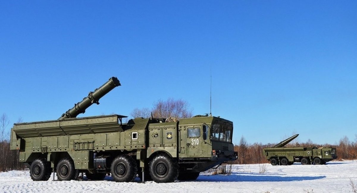 Iskander Russian tactical ballistic missile system, open-source picture for reference