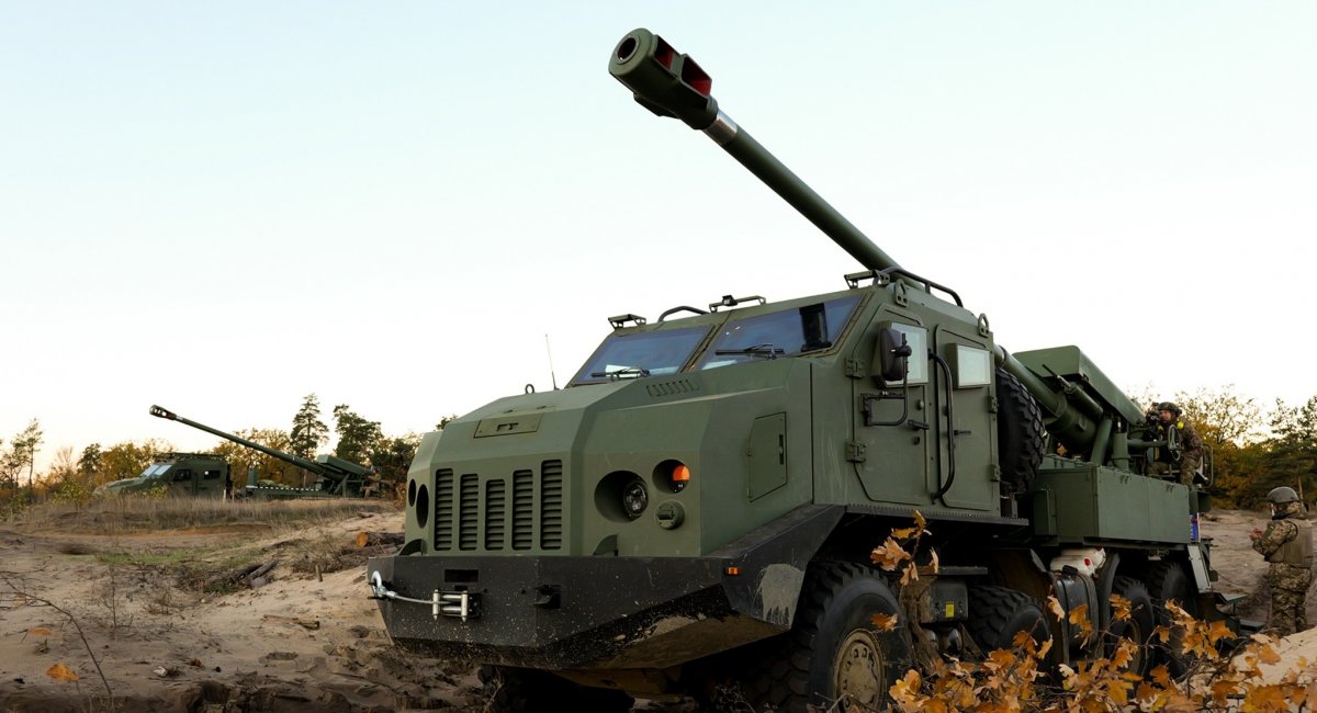 Bohdana self-propelled howitzers / Photo credit: the 44th Separate Artillery Brigade