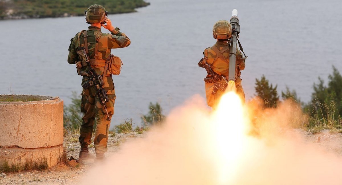 Launch from the Piorun MANPADS / Photo credit: PGZ