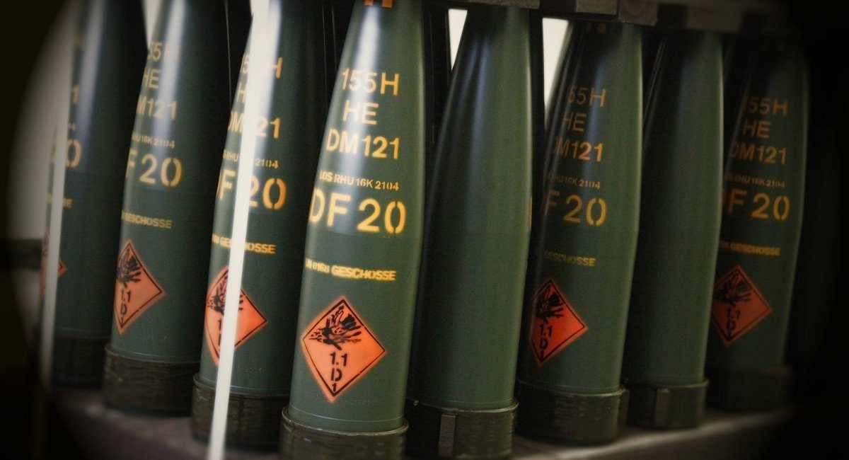 The DM121 shells / Photo credit: Rheinmetall