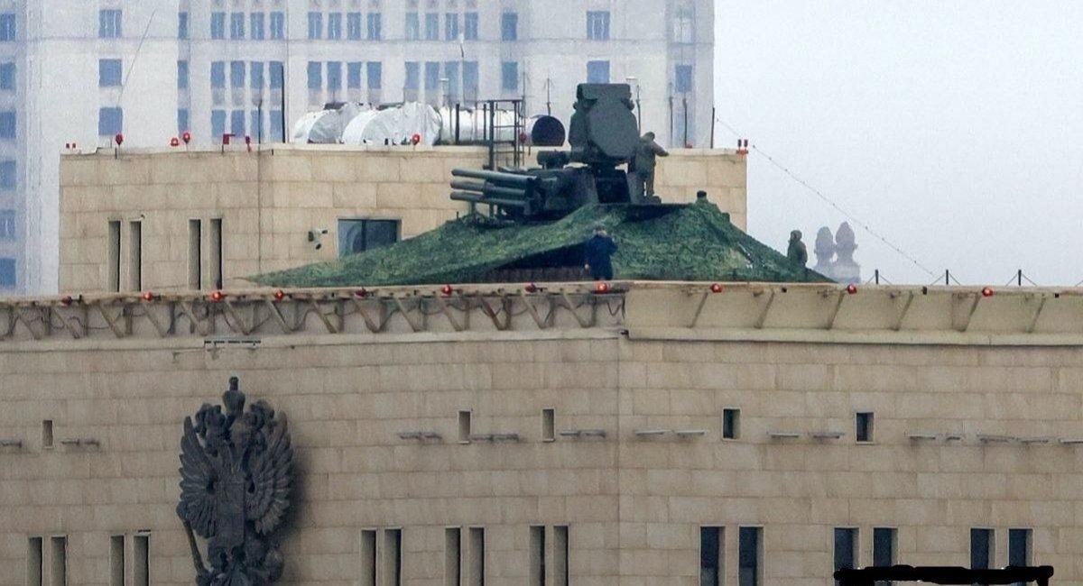 Illustrative photo: Pantsir-S surface-to-air missile and artillery system placed on a building in Moscow, February 2023 / Open-source photo