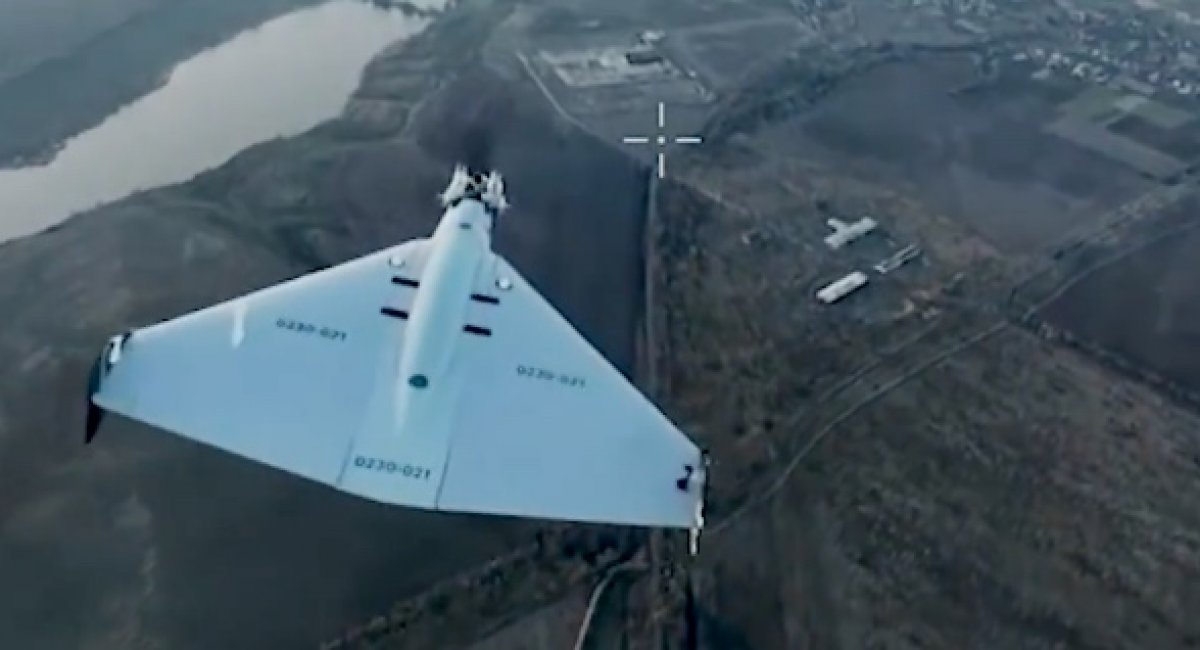 russian Italmas kamikaze drones / screenshot from video 