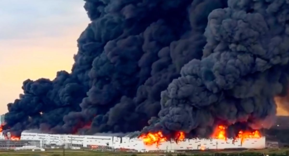 russian logistics hub / screenshot from video 