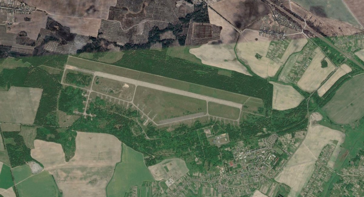 Belarusian Zyabrovka airfield near Gomel