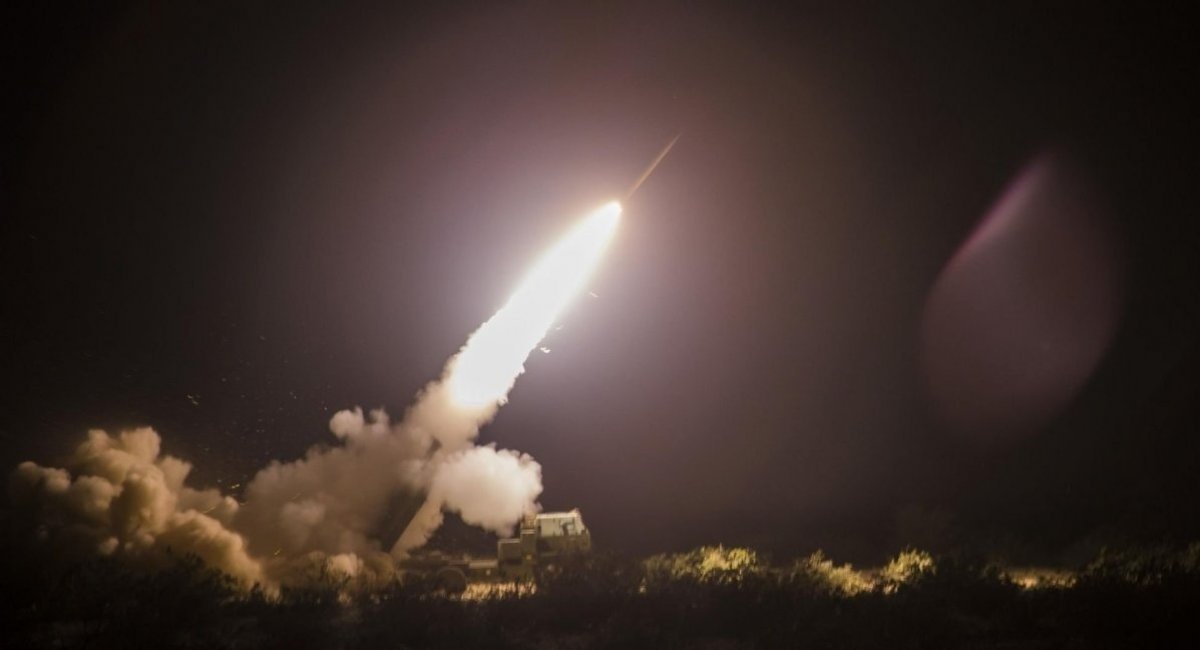 Missile’s launch from the M142 HIMARS
