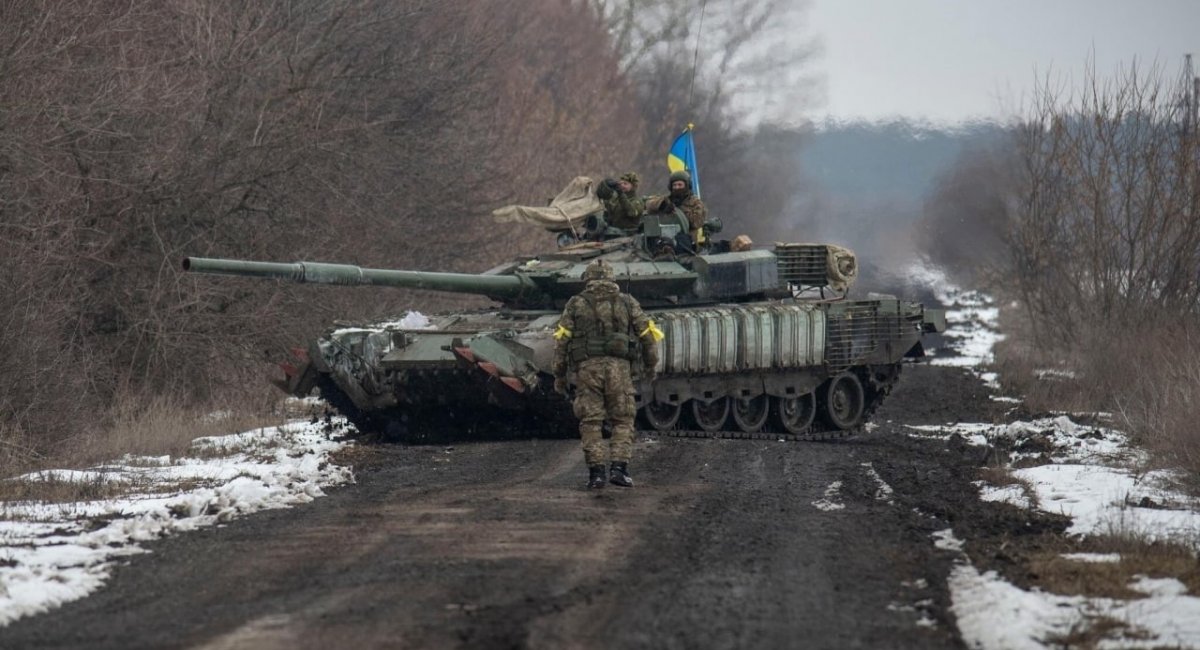 Trophy russian T-80VBM tank in the hands of the Ukrainian military / Illustrative photo from open sources