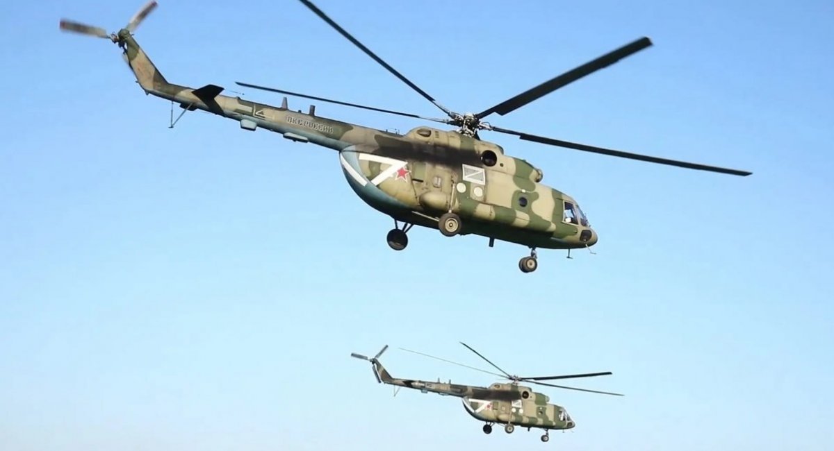 A pair of Mi-8 MTPR-1 helicopters / Photo from open sources