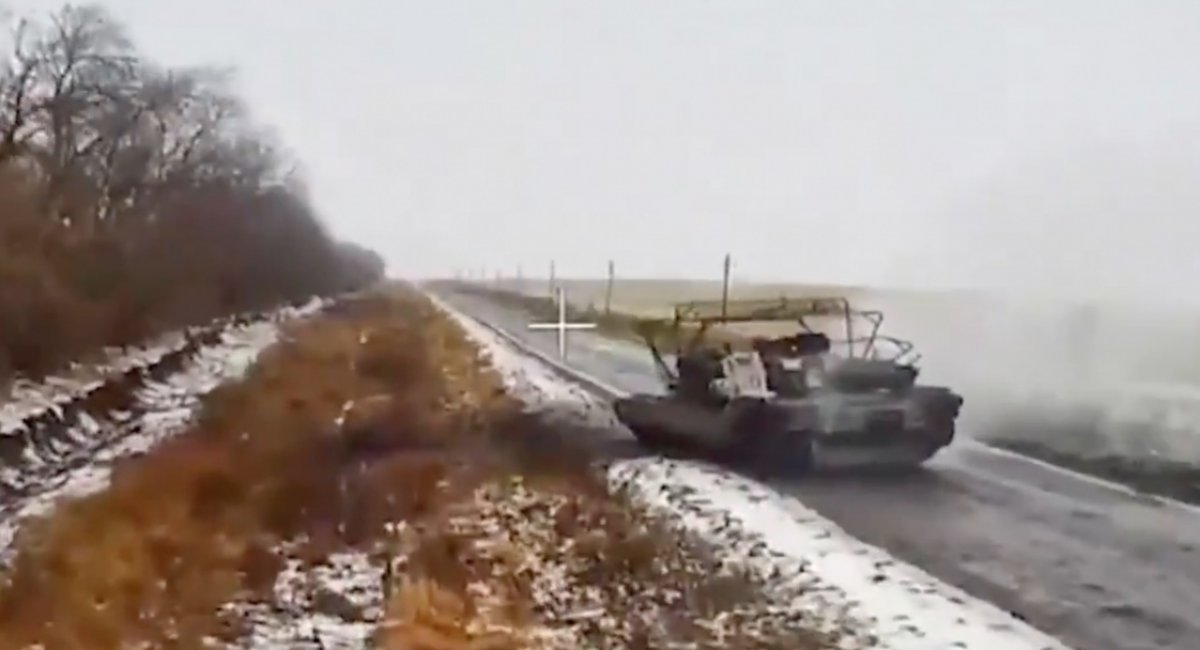 The Abrams tank / screenshot from video