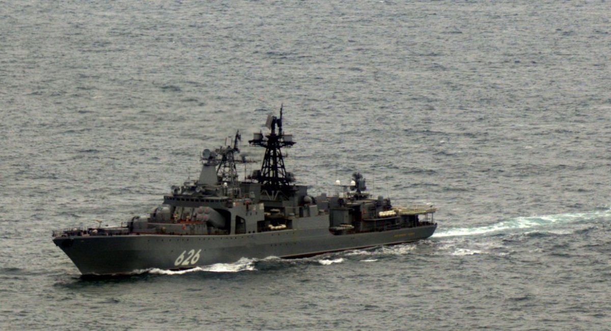 russian Vice Admiral Kulakov warship / Photo credit: The Royal Navy