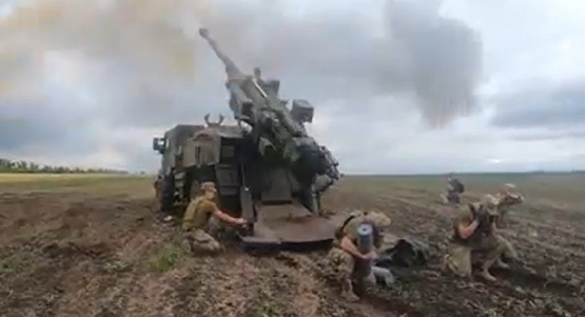 Ukrainian "Caesar" crew in action / Screenshot credit: the Ukrainian Military TV