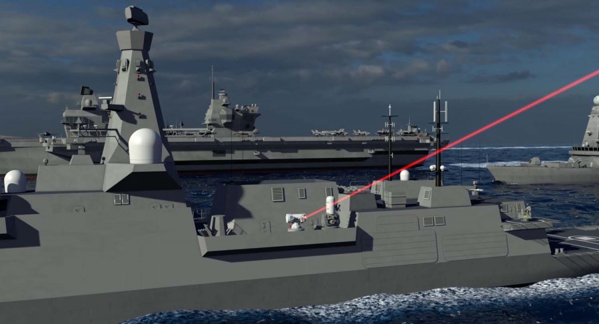 The DragonFire laser / Photo credit: The Royal Navy
