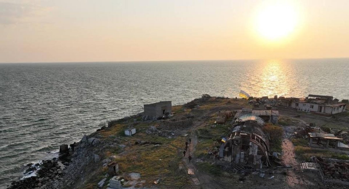 Ukrainian Zmiinyi Island was captured in the first weeks of the russian invasion, and liberated on June 30 / Photo credit: Special Operations Forces of Ukraine