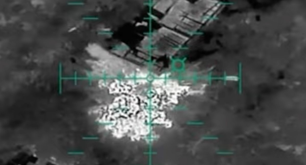 russian 2S1 Gvozdika artillery system / Screenshot from video 