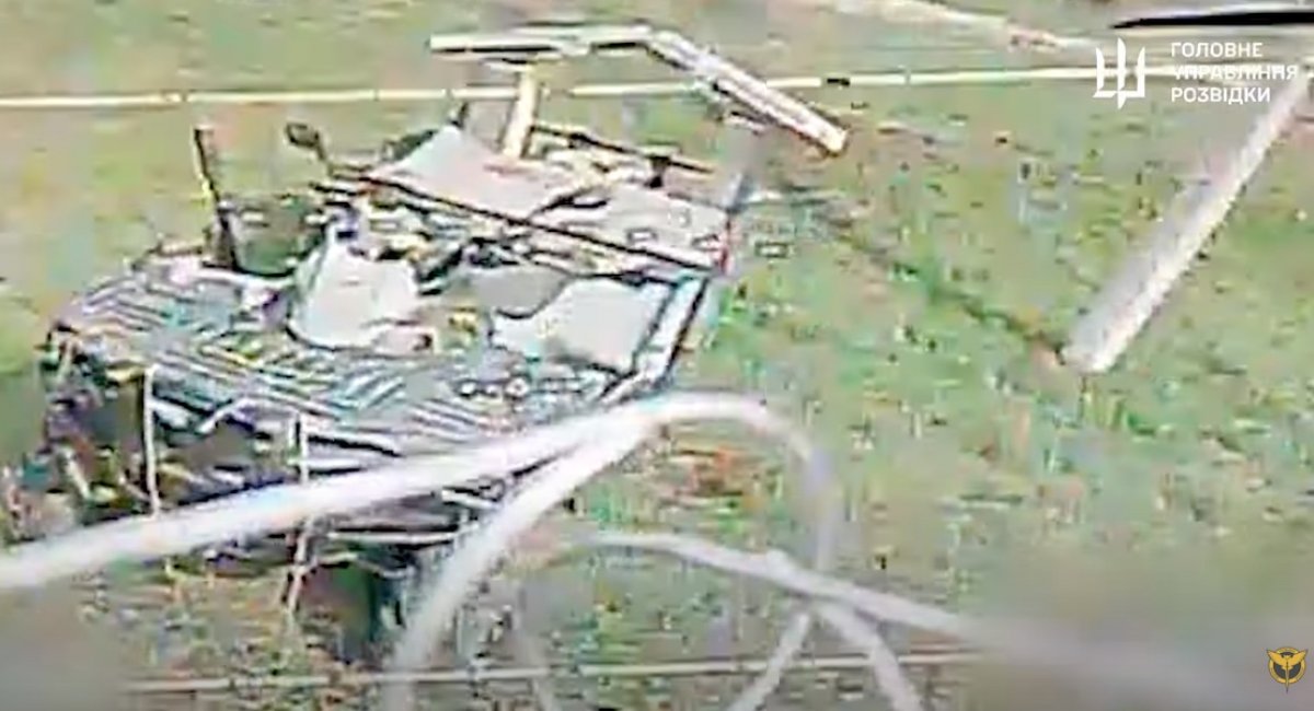 The Defense Intelligence carried out a series of successful missions that resulted in heavy personnel and equipment losses for russian troops near Shcherbaky / screenshot from video 