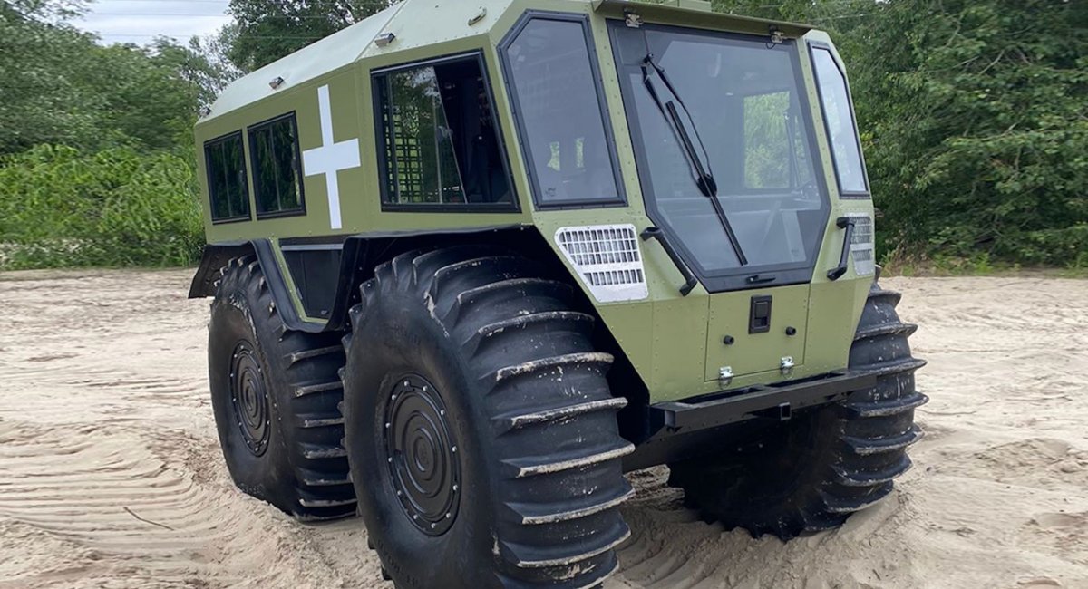 The TAKHA vehicle / Photo credit: The Ministry of Defense of Ukraine