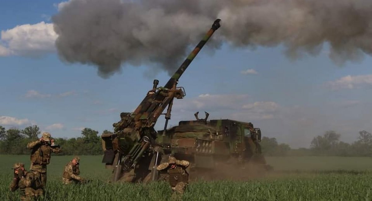 French CAESAR SPG from the 55th Artillery Brigade at the front / Photo credit: the press service of the Joint Forces of the Armed Forces of Ukraine