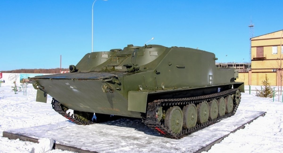 The BTR-50 is a Soviet-made tracked amphibious armored personnel carrier (APC) based on the PT-76 light tank chassis / Open source photo
