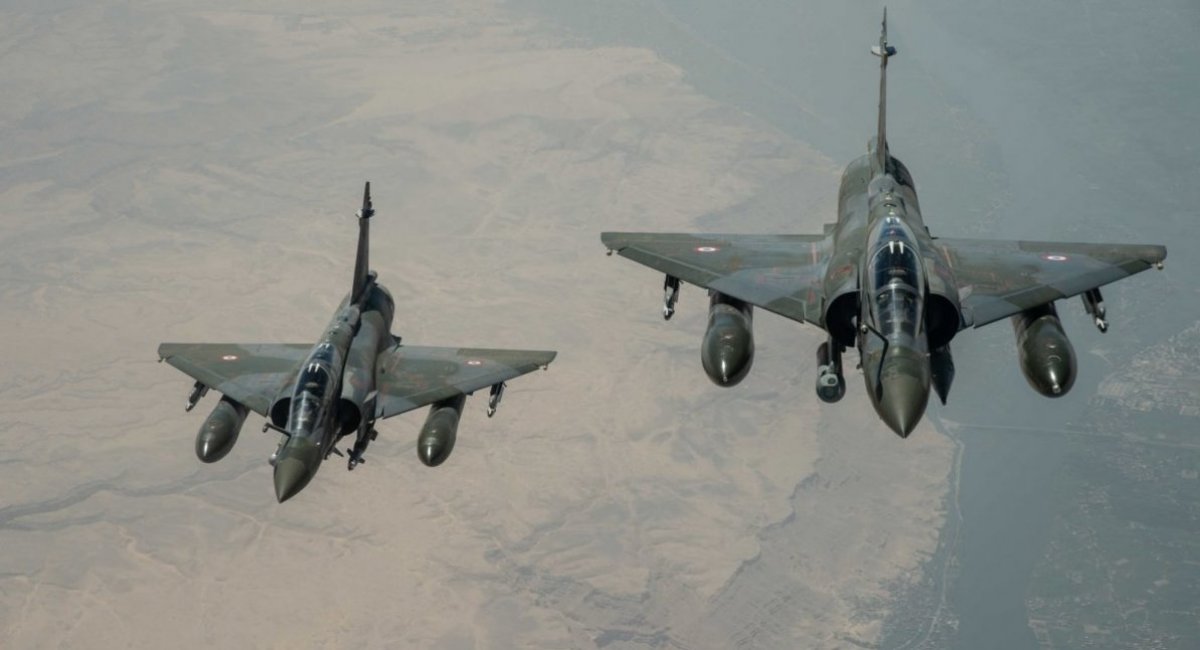 The Mirage 2000D multirole fighters / Photo credit: The French Air and Space Force