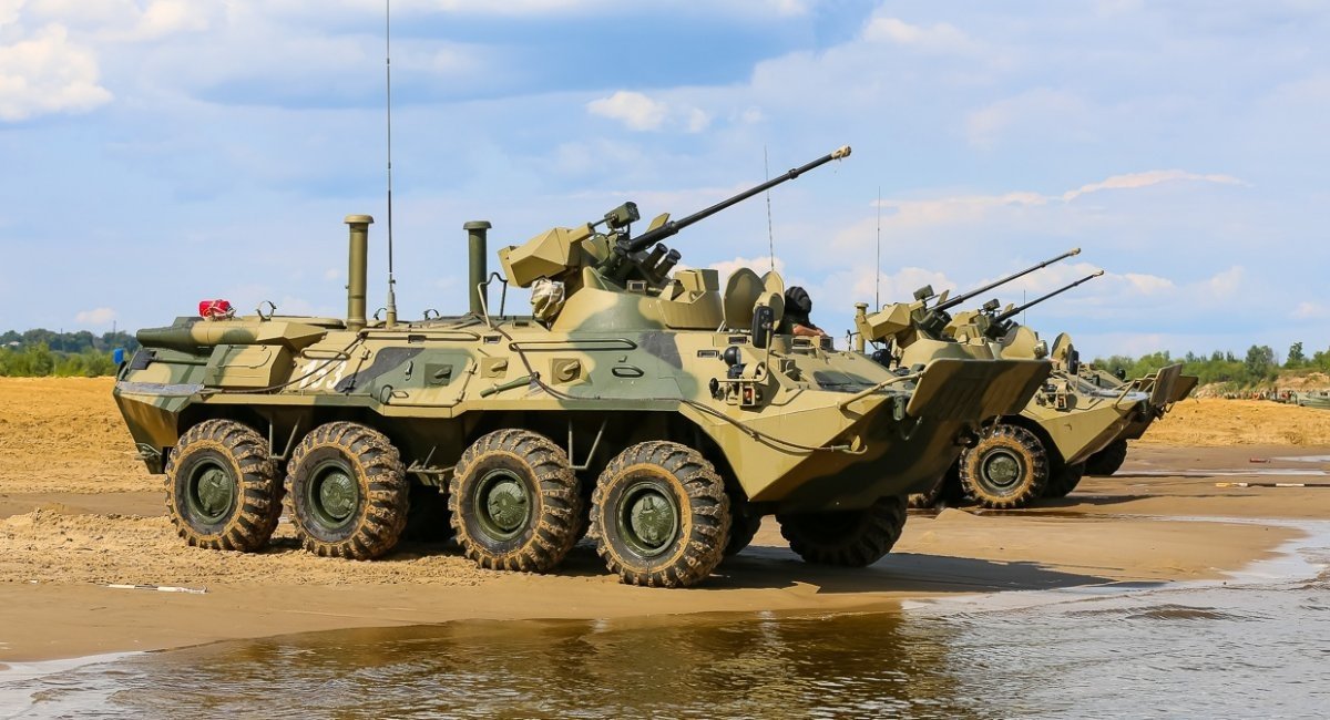 BTR-82A is one of the main vehicles of motorized infantry units of the russian army