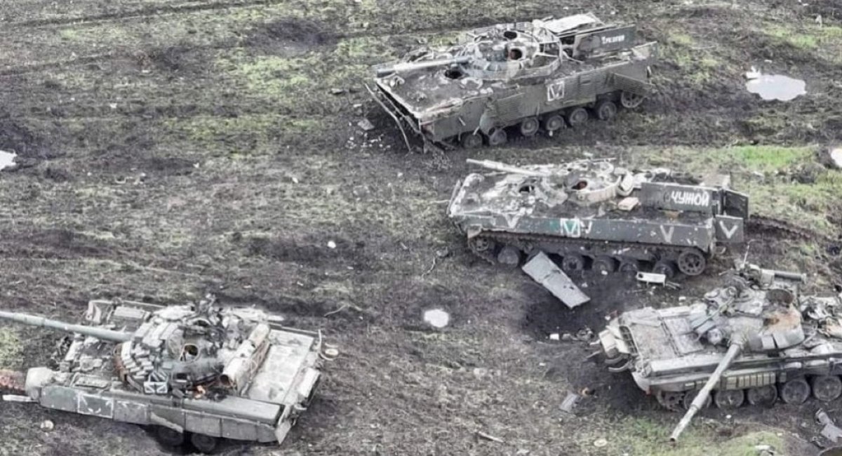 Hundreds of destroyed tanks, countless killed occupiers - result of russian offensive near Avdiivka / Photo credit: General Staff of the Armed Forces of Ukraine