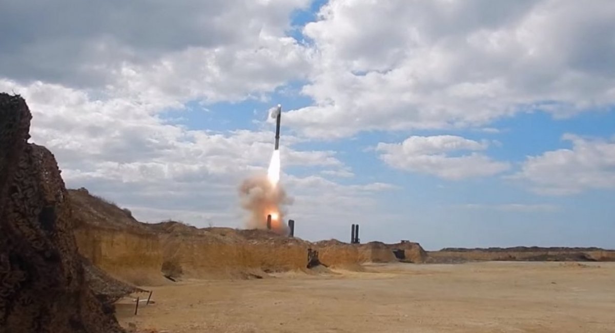 Position of the K-300P Bastion-P coastal defense missile system in the temporarily occupied Crimea / illustrative photo from open sources