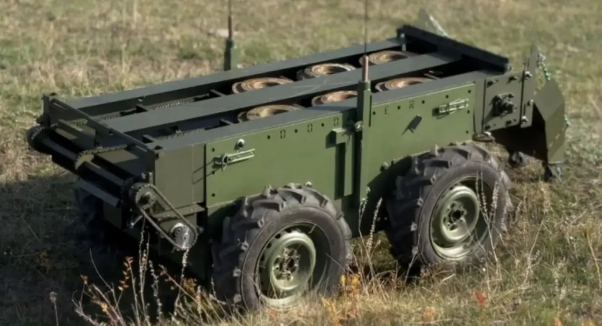 The DODGER unmanned ground robotic system / Photo credit: The Ministry of Defense of Ukraine